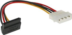 Kabel zasilający InLine® 29670X SATA, 1x 13,34 cm (5,25") żeński na 15-pinowy SATA męski, kątowy do góry