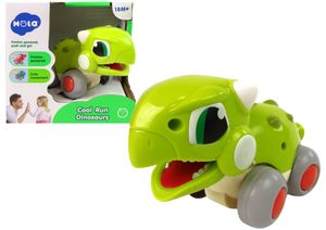 Dinosaurier auf Rädern grüne Figur