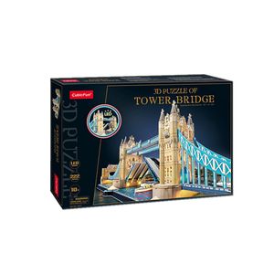 CUBICFUN Beleuchtetes 3D-Puzzle Tower Bridge 222 Teile