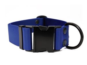 Mystique® Biothane Klick Halsband 38mm blau 40-50cm