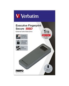 Verbatim Fingerprint Secure SSD USB 3.2 Gen 1 USB-C 2,5      1TB