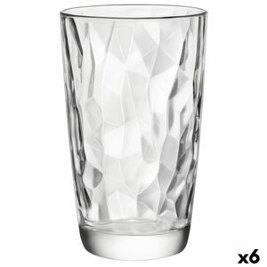 Szklanki do long drinków Bormioli Rocco Diamond Transparent 470 ml - 6 sztuk