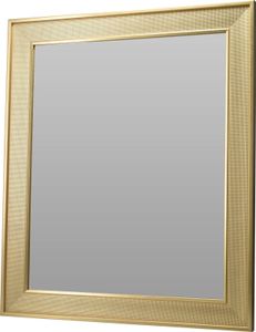 Klasické nástenné zrkadlo so zlatým rámom 49,5 × 59,5 cm - dekoratívne, univerzálne, odolné