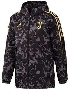 adidas Jacke Juventus Turin Winterjacke Stadionjacke Gr.M schwarz (GK8598)