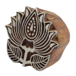 Stempel aus Holz - Seerose - 5 cm - Holzstempel