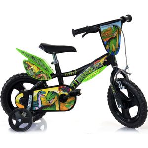 Dino Bikes Kinderfahrrad Dinosaur Grün 12"