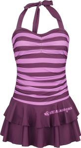 Alice im Wunderland Badekleid Damen We're All Mad Here multicolor S Alice im Wunderland Badekleid Damen We're All Mad Here multicolor S