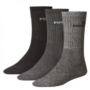 Puma - Socken für Herren/Damen Uni (3er-Pack) CS323 (39,5 EU - 42 EU) (Grau)