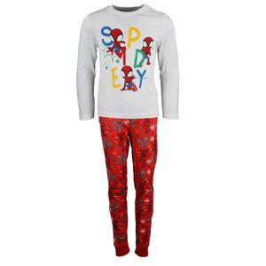 Marvel Spiderman Spidey Kinder Schlafanzug Pyjama – Weiß / 110