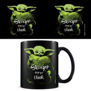 Star Wars - The Mandalorian -  Stronger black Keramik Tasse - Größe Ø8,5 H9,5cm