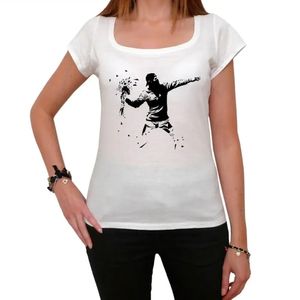 Damen Grafik T-Shirt Blumengranadier – Flower Granadier – Öko-Verantwortlich Vintage Jahrgang Kurzarm Lustige Druck Geburtstag Geschenk Frau