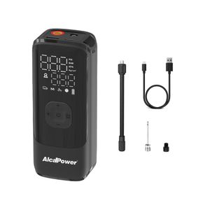 Přenosný mini kompresor do auta a na kolo 150 PSI 3 v 1 - kompresor, powerbanka a svítilna