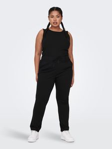 Eleganckie spodnie materiałowe Poptrash z rozciągliwym papierem w dużym rozmiarze Curvy Plus Size | 46W / 32L