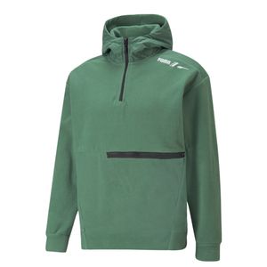 Puma Polarfleece Pullover mit Kapuze für Herren, Größe:XXL, Farbe:Grün