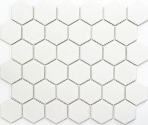 Mosani MOS11B-0111, Mosaik, Keramik, Weiß, Indoor, Rechteck, 325 mm
