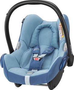 Maxi-Cosi CabrioFix Babyschale, Baby-Autositze Gruppe 0+ (0-13 kg), nutzbar bis ca. 12 Monate, passend für FamilyFix-Isofix Basisstation, Frequence Blue, Blau