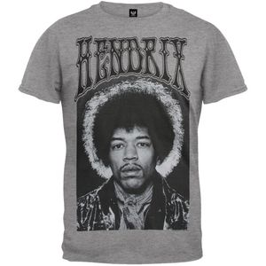 Jimi Hendrix - "Halo" T-Shirt für Herren/Damen Unisex RO6317 (XL) (Grau)