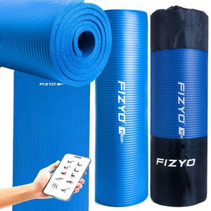Dicke Fitnessmatte Yoga Pilates Anti-Rutsch Nbr 183X61X1 Cm