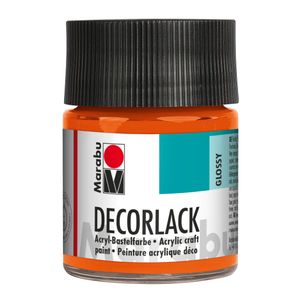 Marabu Acryllack "Decorlack" orange 50 ml im Glas