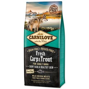 CARNILOVE Fresh Carp & Trout Shiny Hair & Healthy Skin for Adult dogs