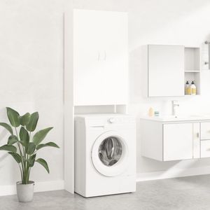 Leap Waschmaschinenschrank Weiß 64x25,5x190 cm Heim & Garten Haushaltsgeräte-Zubehör Wasch-Zubehör Zubehör für Waschmaschinen und Wäschetrockner Farbe Weiß 0 0 0 0