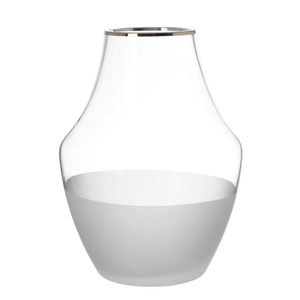 BLUMENVASE Vase Modern Glasvase Dekovase Tischvase Stehvase Glas 25 cm