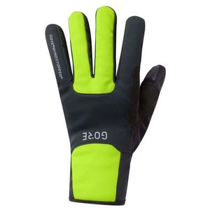 Gore® Wear Windstopper Thermo Gloves Black / Neon Yellow XXL
