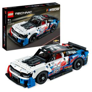 LEGO 42153 Technic NASCAR Next Gen Chevrolet Camaro ZL1 Modell-Auto-Bausatz, Rennfahrzeug-Spielzeug, Sammlerstück Motorsport-Bausatz
