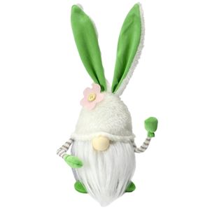 Puppe Kaninchen Plüsch Stoff Ostern Home Dekoration für Erkerfenster-Grün