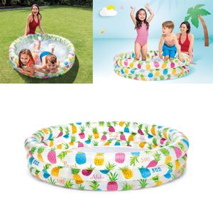 Intex Kinder Planschbecken 3-Ring-Pool Fishbowl
