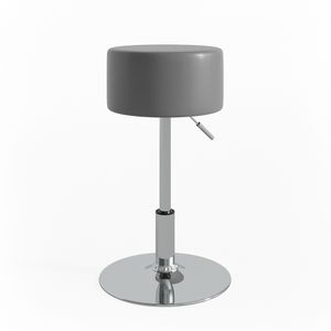 Dizajnová stolička Vicco, 33 x 67 cm na toaletný stolík, sivá