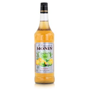 Monin Sirup Lime Juice Cordial 1 Liter - Cocktails Kaffeesirup (1er Pack)