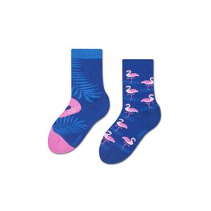 Kindersocken "Pink Flamingo", Größe 30-35, bunte Socken mit lustigem Muster