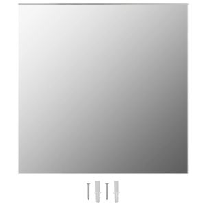 vidaXL Wandspiegel 50 x 50 cm Quadratisch Glas