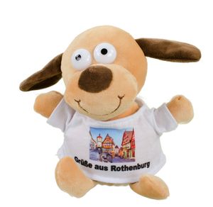 Kögler Labertier Hund Bruno äfft alles nach Quasselstrippe Partygag 16 cm Neu