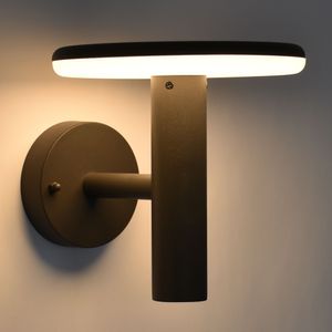 MODERNE LED Außenwandleuchte Wandleuchte 10W warmweiß schwarz Wandlampe Wandleuchte Außenlampe Lampe 17901
