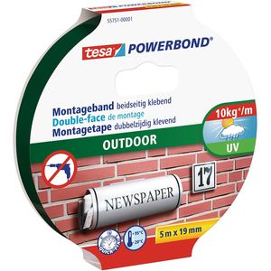 tesa Powerbond Montageband OUTDOOR 19 mm x 5,0 m