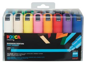 POSCA Pigmentmarker PC-8K 16er Etui sortiert