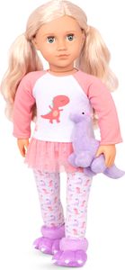 Our Generation DREAM BRIGHT, SLEEP TIGHT Puppenkleider-Set - Schlafanzug mit DINOSAUR