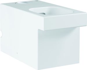 Grohe Stand-WC-Kombination CUBE KERAMIK spülrandlos Spülmenge 3/4,5 l PureGuard/alpinweiß