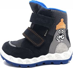Superfit Stiefel Leder Icebird Jungen Stiefel in Blau, Größe 27