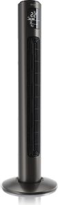Wentylator wieżowy Brandson z 3 prędkościami, oscylacja 60°, wentylator stojący, wentylator przenośny, wentylator kolumnowy, 96 cm, wentylator, z pilotem, GS, grafitowy