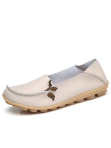 Damen Klassische Loafer Mode Freizeitschuhe Mokassins Leichte Slip On Komfort Flats Arbeit Beige,Größe:EU 41