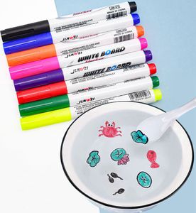 12 Stück Magischer Wasserstift mit Löffel zum Malen, ungiftig, Whiteboard, löschbarer Markierungsstift, Wasserlöschstift