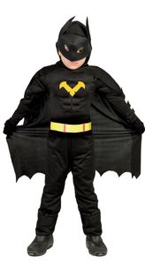 Fledermaus Superheld - Kostüm für Kinder Gr. 110-146, Größe:110/116