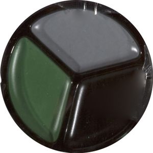 Militär-Schminke Soldaten camouflage grau-grün-schwarz 4,2g