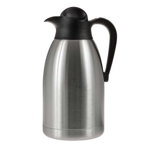 SIDCO Thermoskanne Edelstahl Isolierflasche 2 Liter Isolierkanne Kaffeekanne Teekanne