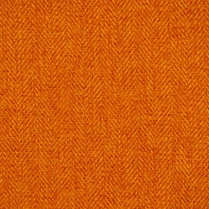 Jacquard-Stoff Dekostoff Herringbone Fischgrätmuster Streifen orange
