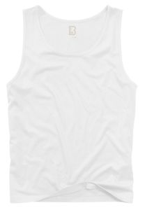 Brandit T-Shirt Tank Top in White-XXL