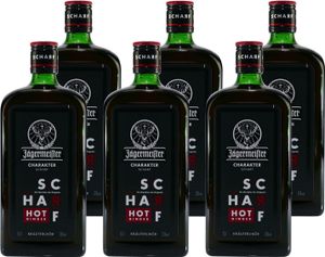 Jägermeister Scharf Hot Ginger Kräuterlikör (6 x 0,7L)
